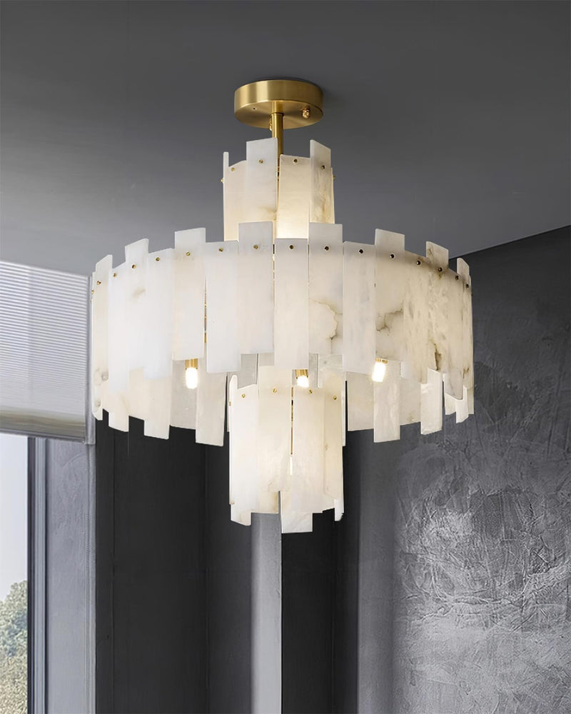 Regina Alabaster Chandelier-DWHOME