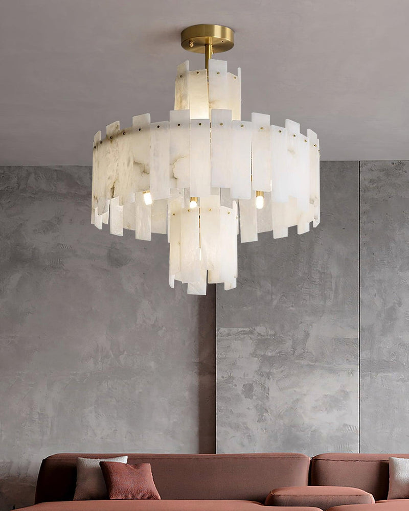 Regina Alabaster Chandelier-DWHOME
