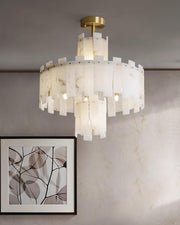 Regina Alabaster Chandelier-DWHOME