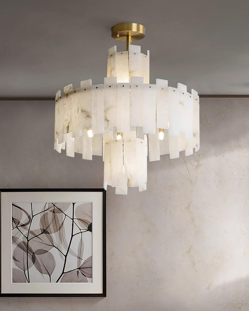 Regina Alabaster Chandelier-DWHOME