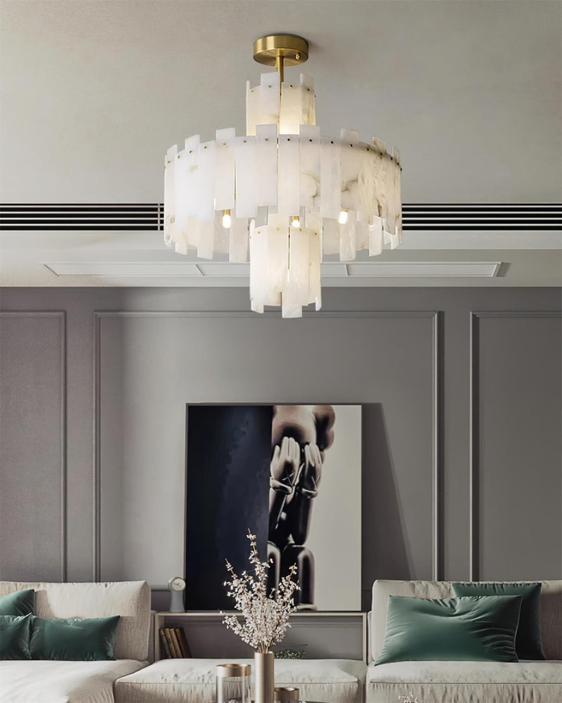Regina Alabaster Chandelier-DWHOME