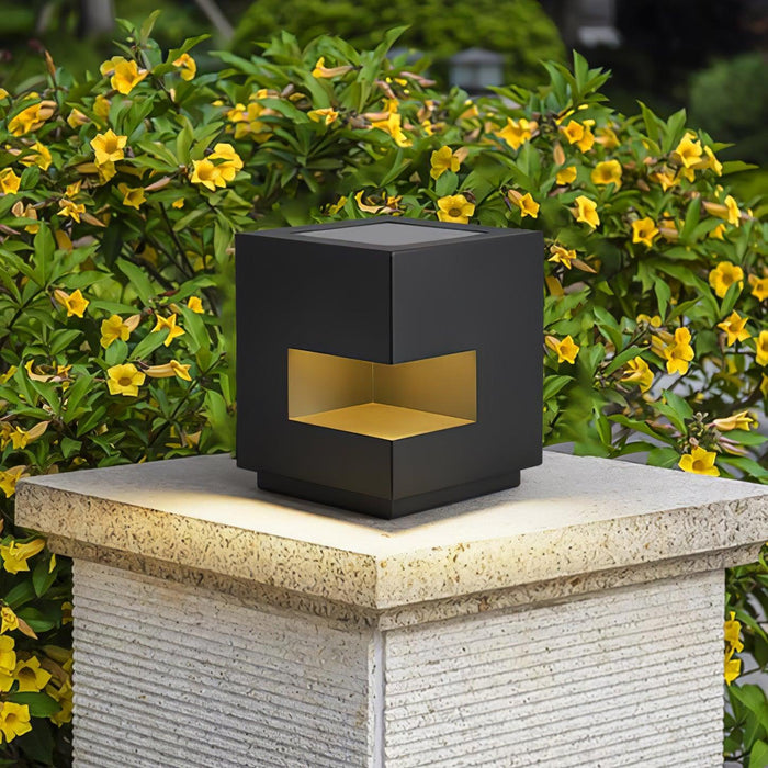 Regular Cube Post Outdoor Light-DWHOME