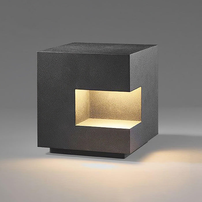 Regular Cube Post Outdoor Light-DWHOME