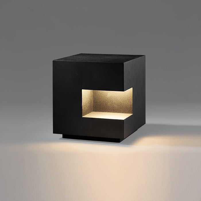 Regular Cube Post Outdoor Light-DWHOME