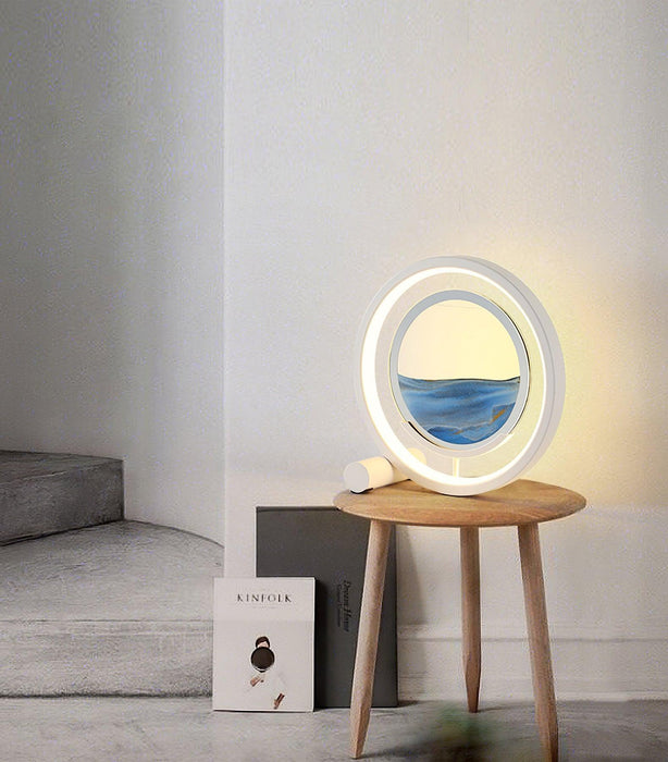 Relaxing Sand Built-in Battery Table Lamp-DWHOME