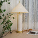 Remi Linen Table Lamp-DWHOME