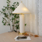 Remi Linen Table Lamp-DWHOME