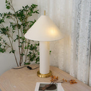 Remi Linen Table Lamp-DWHOME