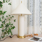 Remi Linen Table Lamp-DWHOME