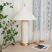 Remi Linen Table Lamp-DWHOME