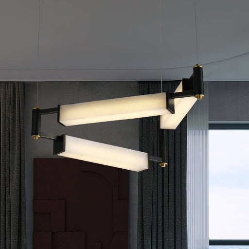Resident Alabaster Chandelier-DWHOME
