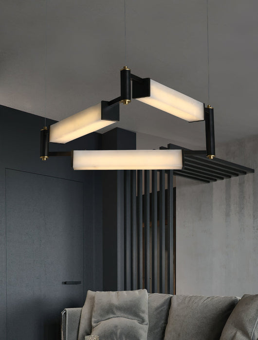 Resident Alabaster Chandelier-DWHOME