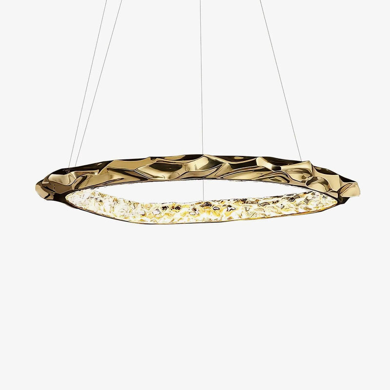 Resin Circlet Brass Pendant Lamp-DWHOME