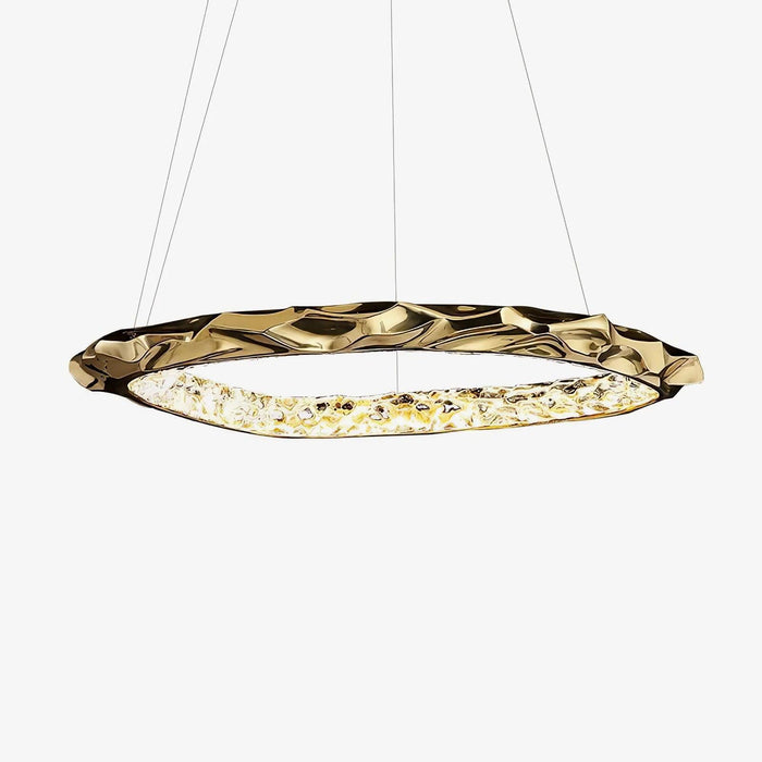 Resin Circlet Brass Pendant Lamp-DWHOME
