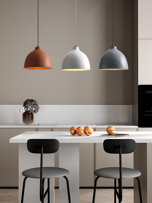Resin Bowl Pendant Lamp-DWHOME
