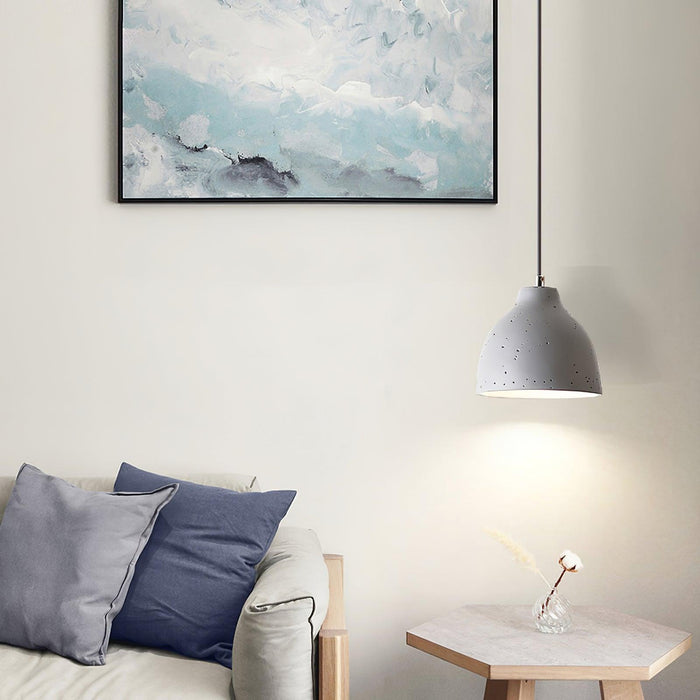 Resin Bowl Pendant Lamp-DWHOME