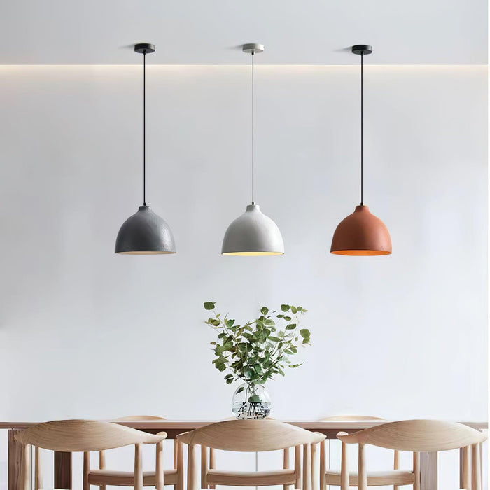 Resin Bowl Pendant Lamp-DWHOME
