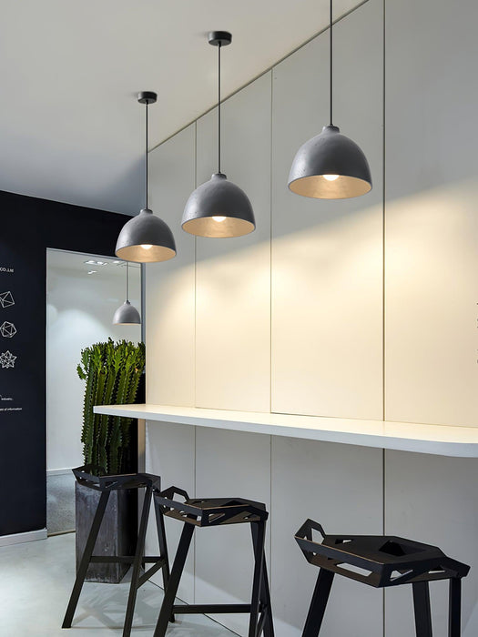 Resin Bowl Pendant Lamp-DWHOME