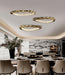 Resin Circlet Brass Pendant Lamp-DWHOME
