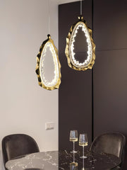 Resin Circlet Brass Pendant Lamp-DWHOME