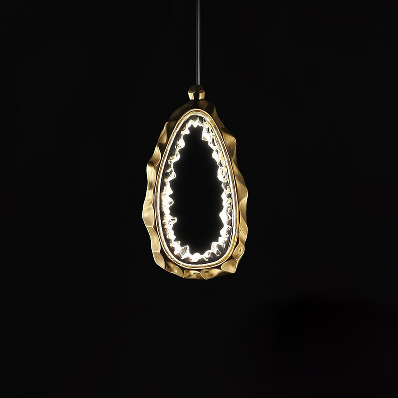 Resin Circlet Brass Pendant Lamp-DWHOME