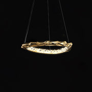 Resin Circlet Brass Pendant Lamp-DWHOME