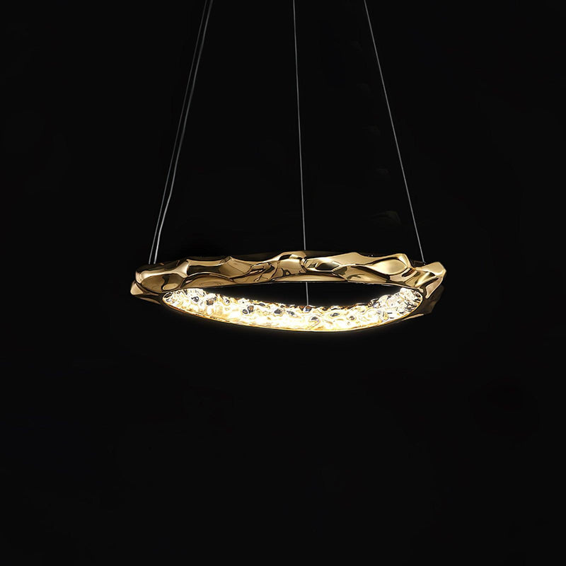 Resin Circlet Brass Pendant Lamp-DWHOME