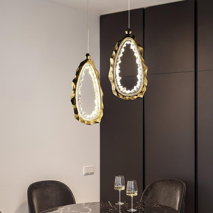 Resin Circlet Brass Pendant Lamp-DWHOME