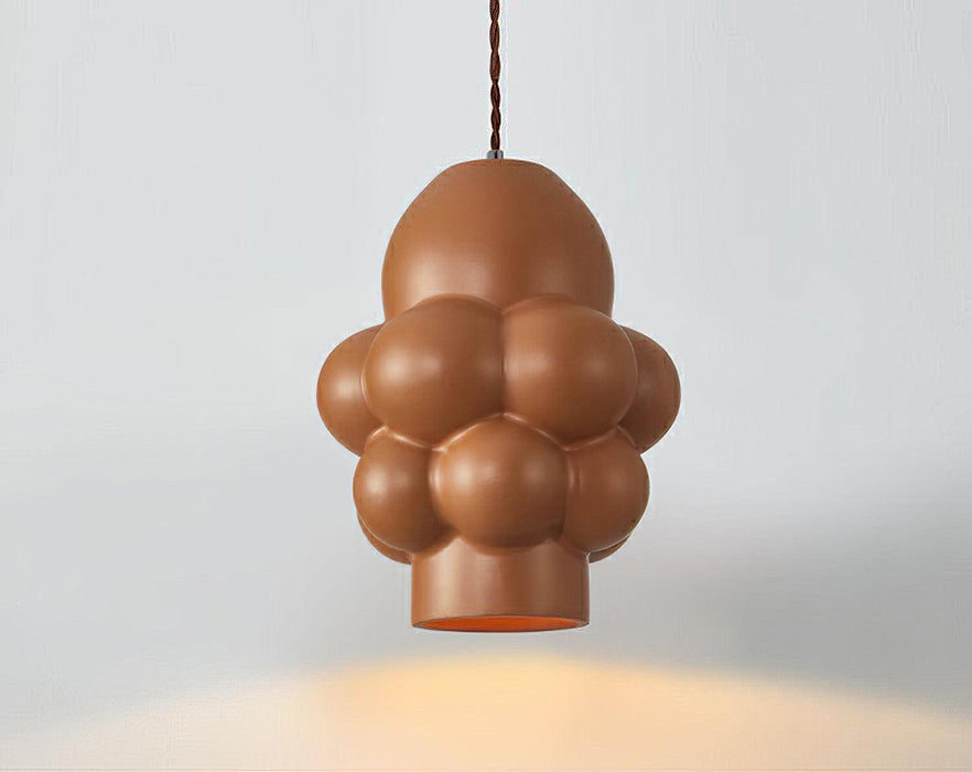 Resin Cream Pendant Lamp-DWHOME