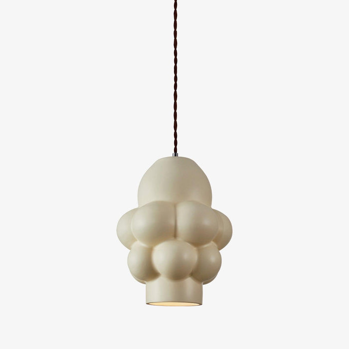 Resin Cream Pendant Lamp.