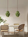 Resin Cream Pendant Lamp-DWHOME