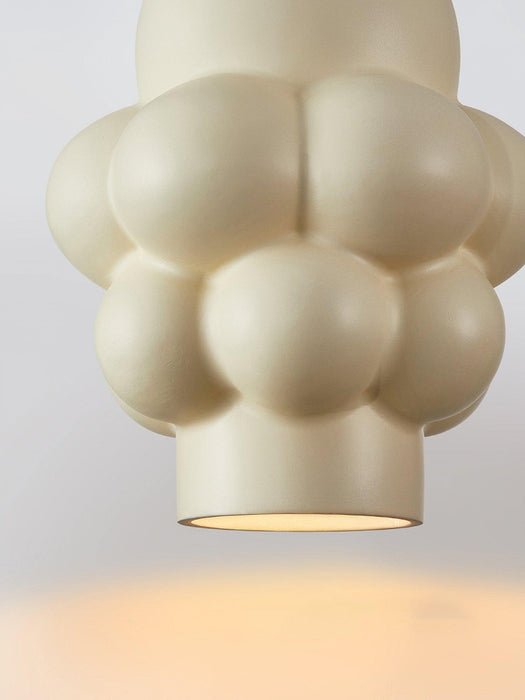 Resin Cream Pendant Lamp-DWHOME