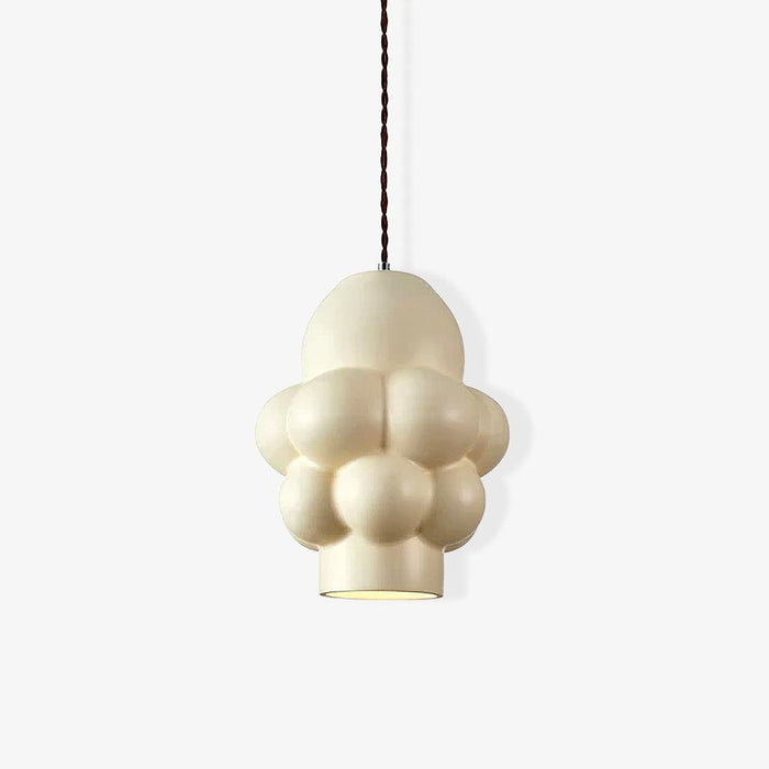 Resin Cream Pendant Lamp.