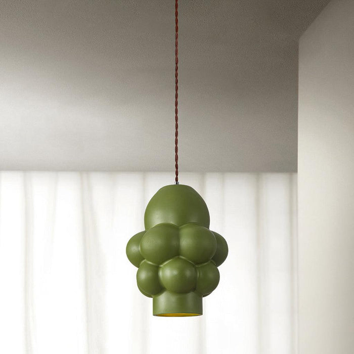 Resin Cream Pendant Lamp.