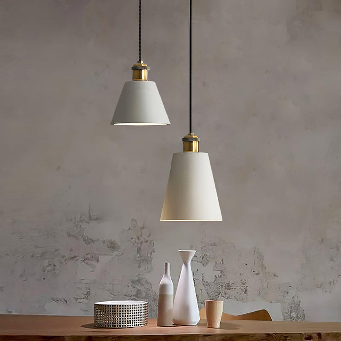 Resin Geometric Pendant Lamp-DWHOME