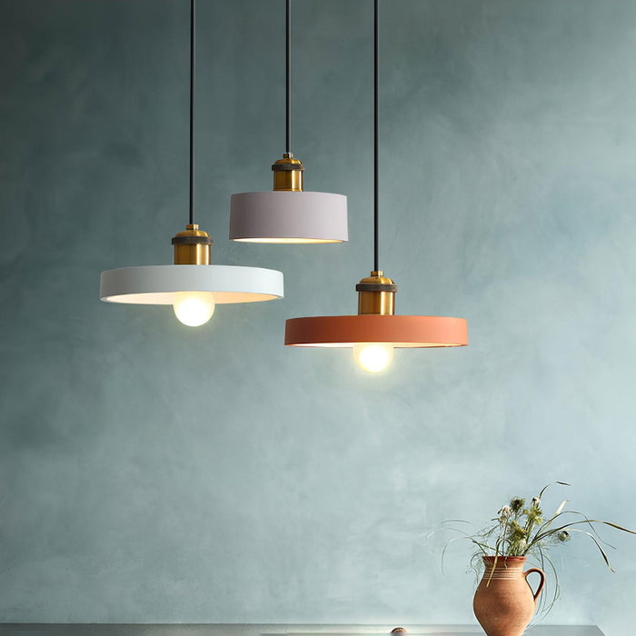Resin Geometric Pendant Lamp-DWHOME