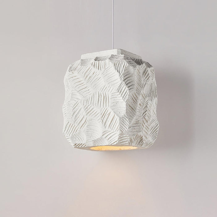 Resin Geometry Pendant Lamp.