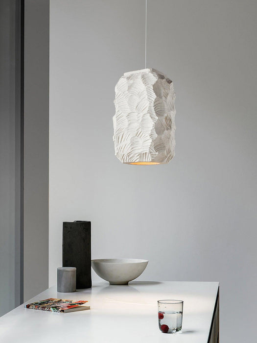 Resin Geometry Pendant Lamp.