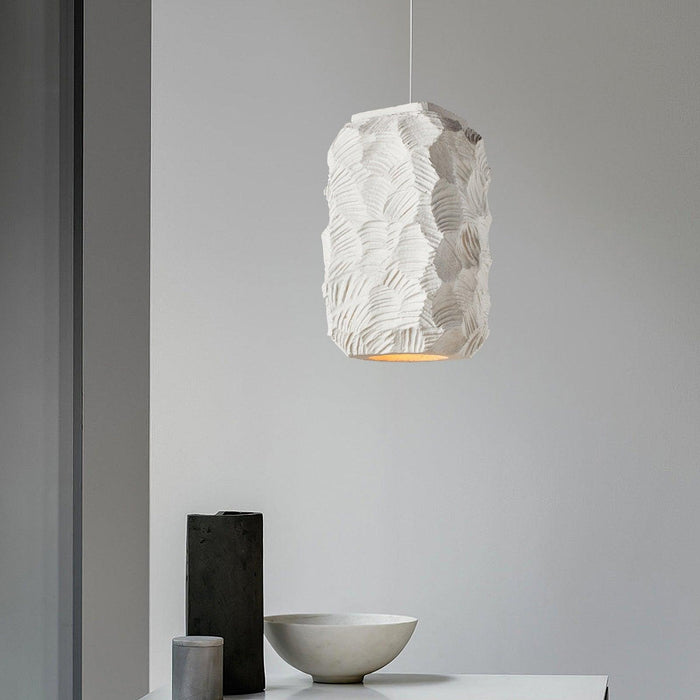 Resin Geometry Pendant Lamp.