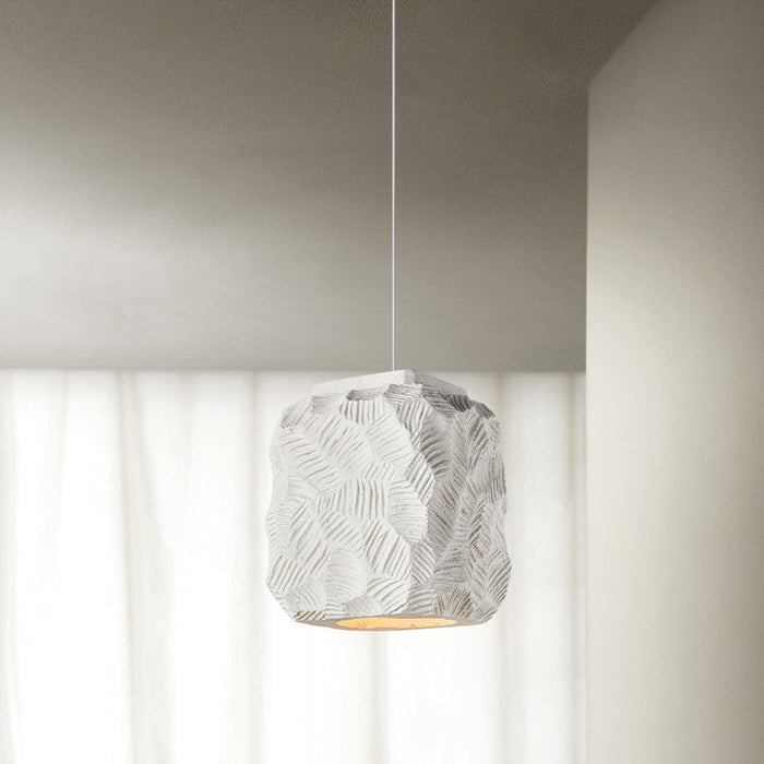 Resin Geometry Pendant Lamp.