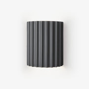 Resin Ribbed Wall Lamp-DWHOME