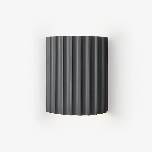 Resin Ribbed Wall Lamp - DWHOME