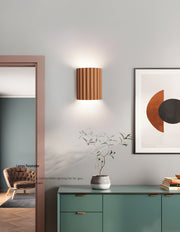 Resin Ribbed Wall Lamp-DWHOME