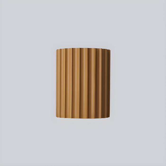 Resin Ribbed Wall Lamp-DWHOME