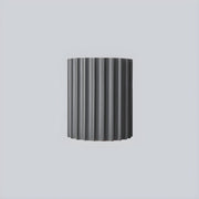 Resin Ribbed Wall Lamp-DWHOME