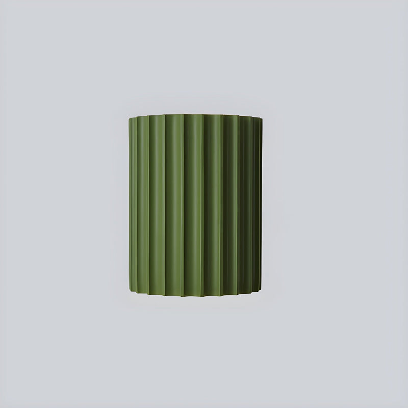Resin Ribbed Wall Lamp-DWHOME