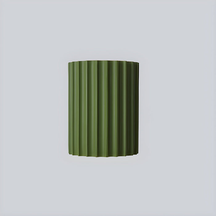 Resin Ribbed Wall Lamp-DWHOME
