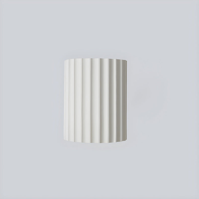 Resin Ribbed Wall Lamp-DWHOME