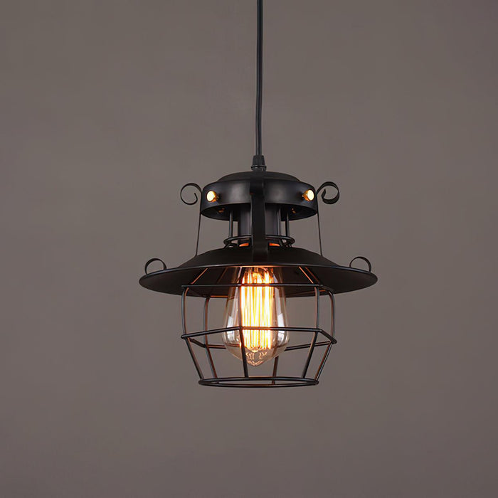 Retro Birdcage Pendant Light.