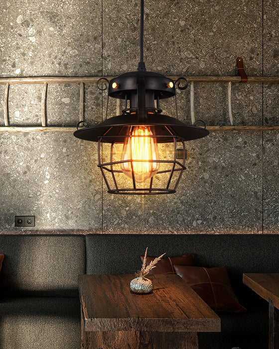 Retro Birdcage Pendant Light.